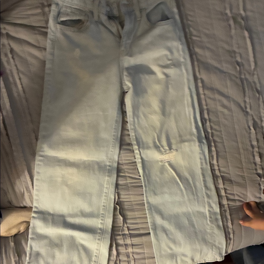 Old Navy Women's Light Wash Straight Leg Jeans